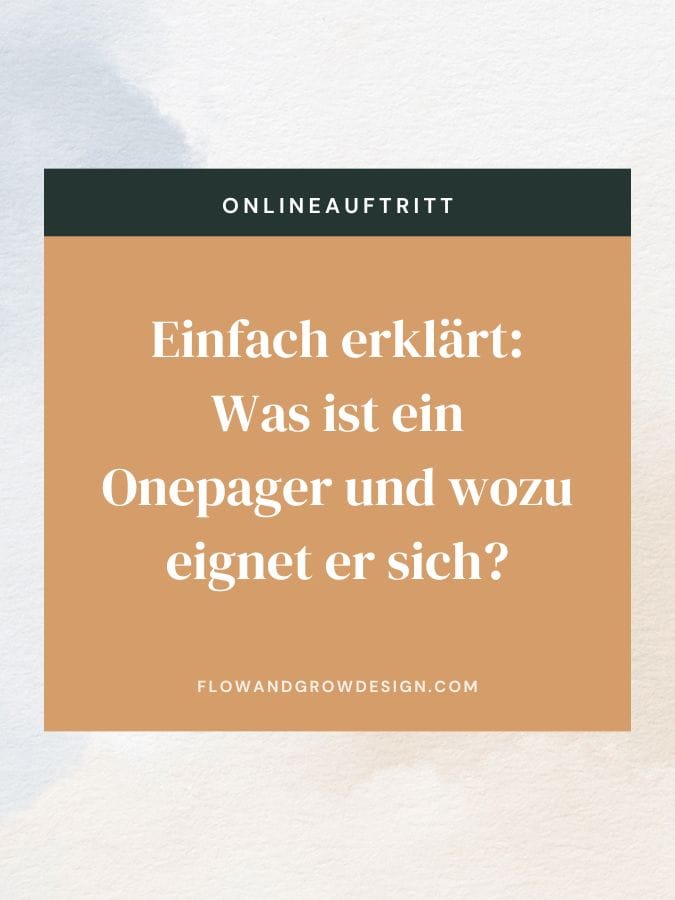 Einfach erklärt: Was ist ein Onepager und wozu eignet er sich?