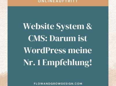 Website System & CMS: Darum ist WordPress meine Nr. 1 Empfehlung!