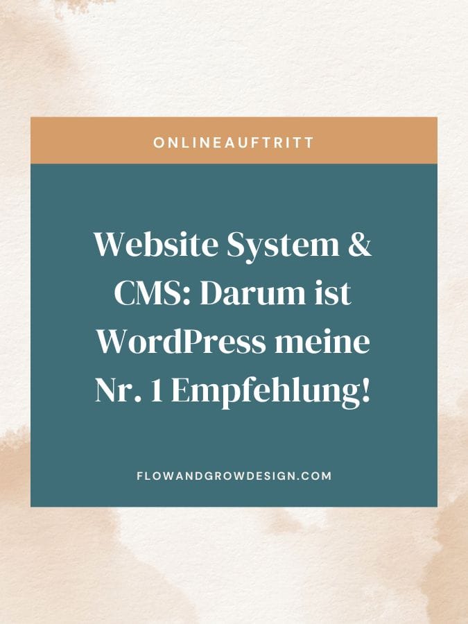 Website System & CMS: Darum ist WordPress meine Nr. 1 Empfehlung!