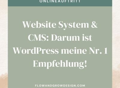 Website System & CMS: Darum ist WordPress meine Nr. 1 Empfehlung!