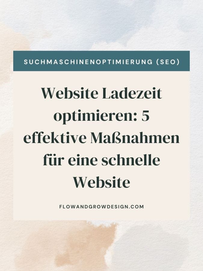 website ladezeit optimieren