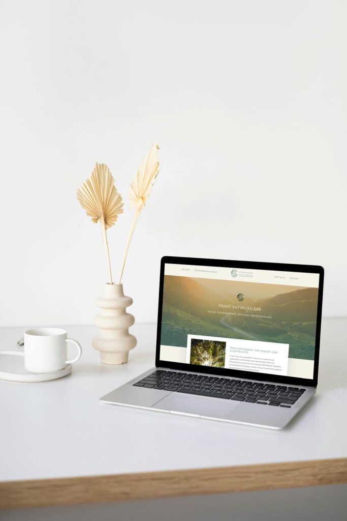 praxis entwickelbar mockup website
