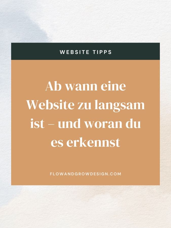 Ab wann eine Website zu langsam ist – und woran du es erkennst
