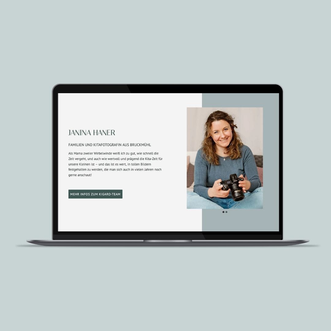 kigaro mockup website redesign 4